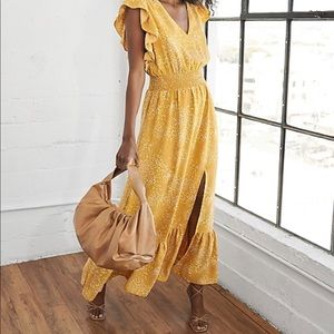 Express brand ruffled dress